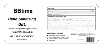 500ML ALCOHOL GEL - alcohol gel